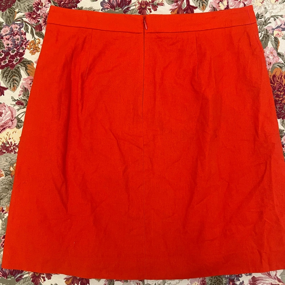 Linen skirt anchor button sailor - Picture 3 of 5